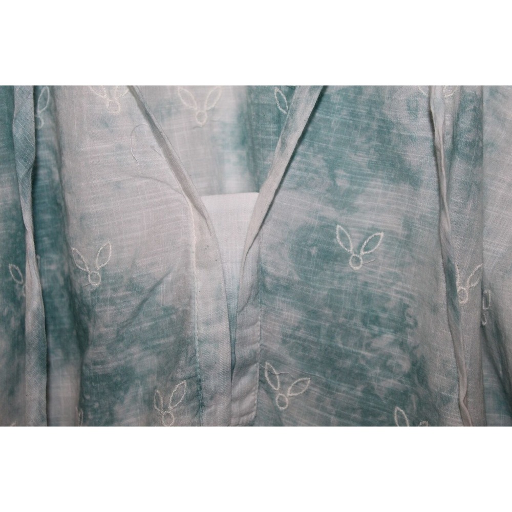 ✨2/$20 By Anthropologie Olivia Tye Dye Embroidered Crochet Lace Top XS Anthro - Picture 7 of 13